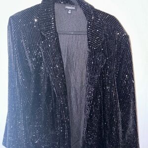 Missini Black Sequin Women's Blazer